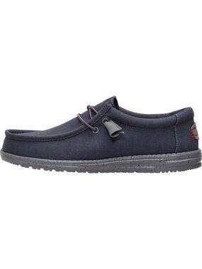 Heydude Men's Dark Grey Round Toe Breathable Flexible Casual Slip On Loafers